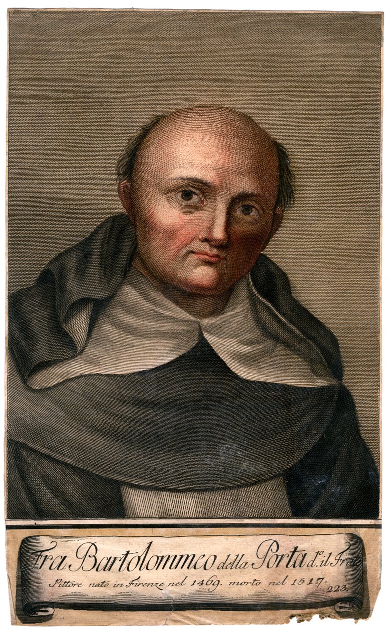 Fra Bartolomeo della Porta, Florentijnse Renaissance kunstenaar door Unbekannt