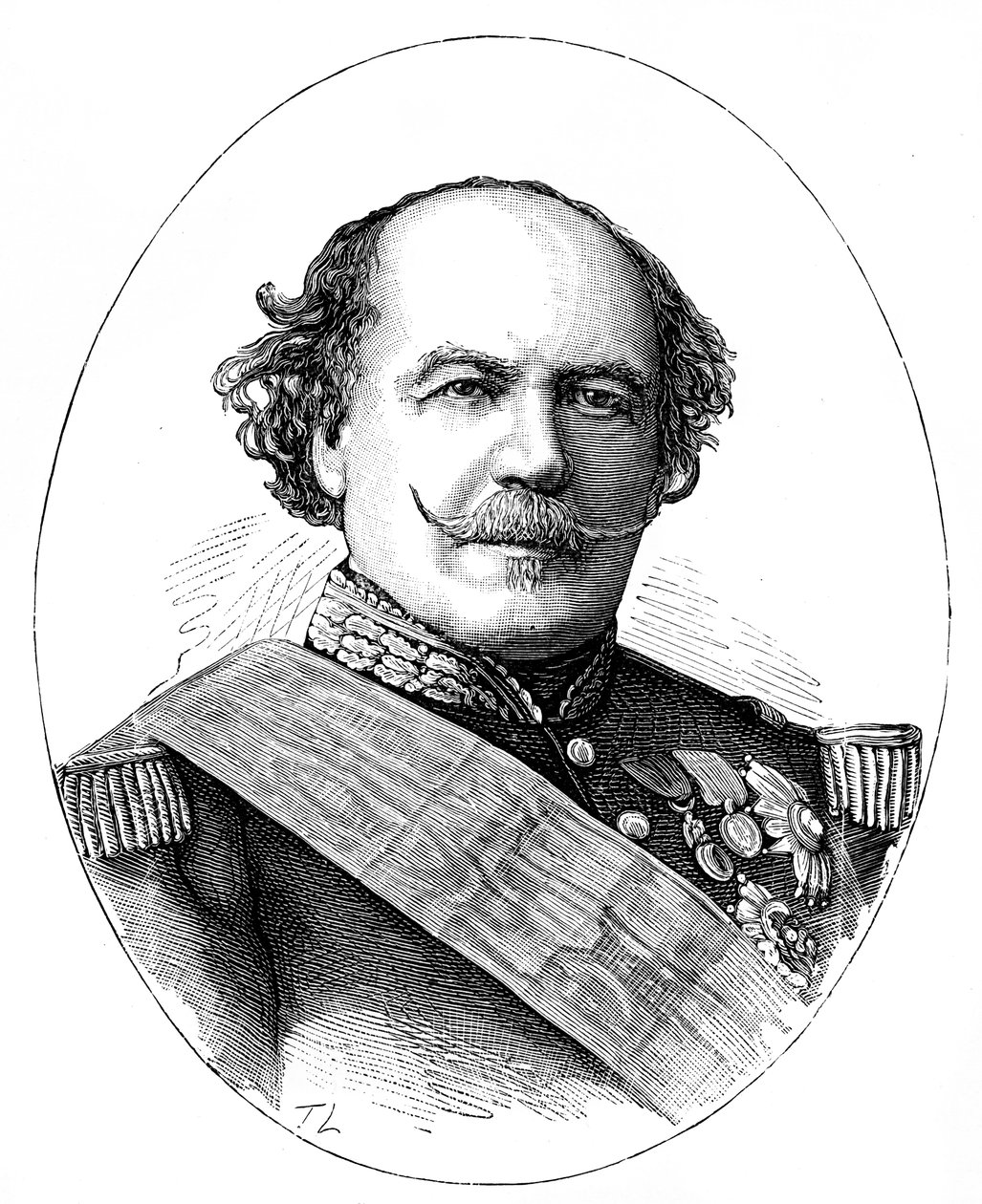 François Certain Canrobert, generaal en maarschalk van Frankrijk door Unbekannt