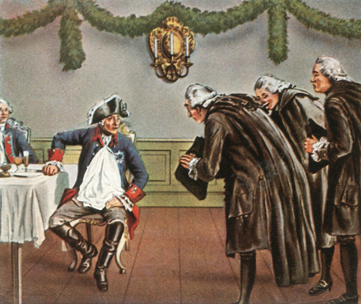 Frederik de Grote en de mannen van Greiffenberg, 1784, 1936 door Unbekannt
