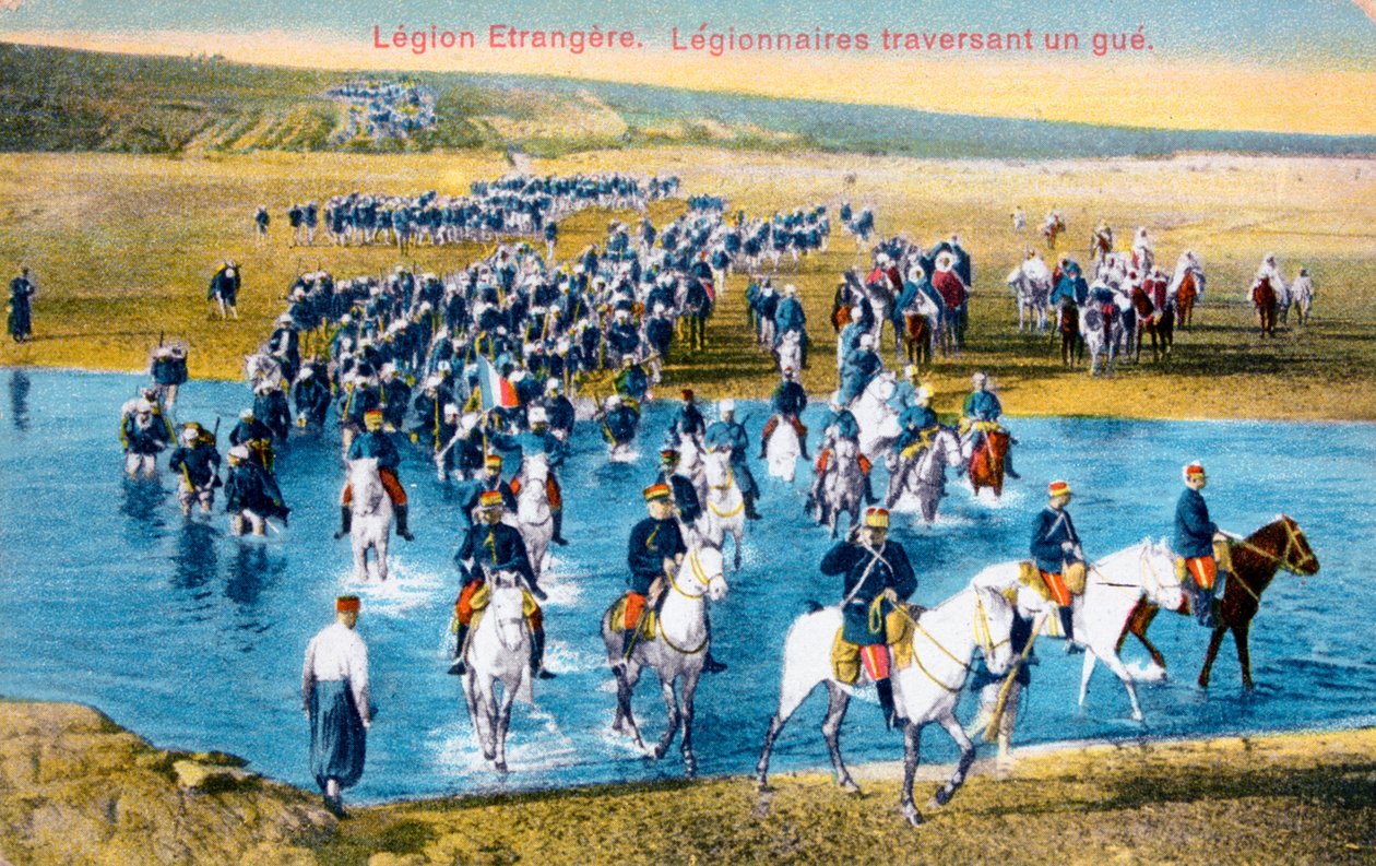 Franse Vreemdelingenlegioen, Marokko, ca. 1900 door Unbekannt