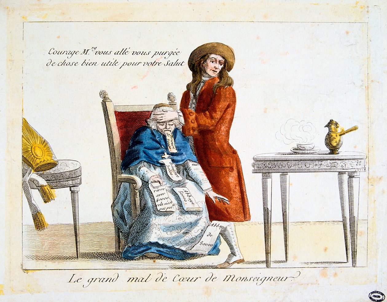 Franse Revolutie 1789: antiklerikalisme door Unbekannt