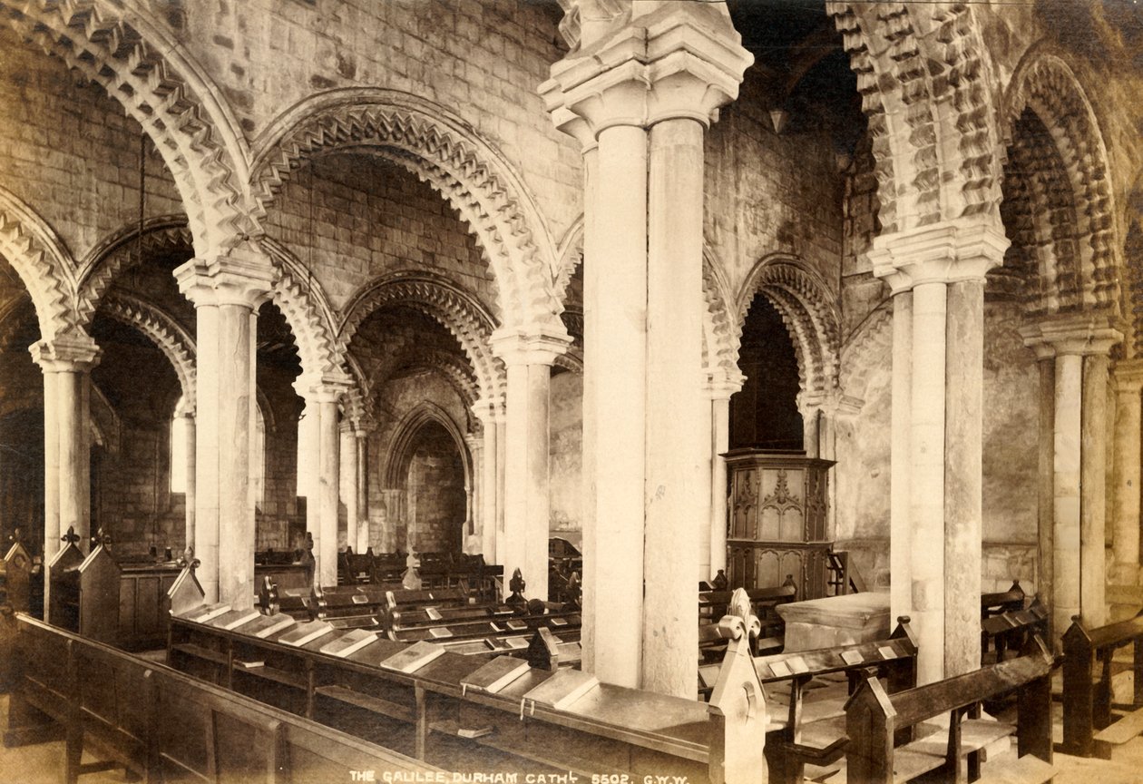 Galilea Kapel, Durham Kathedraal door Unbekannt