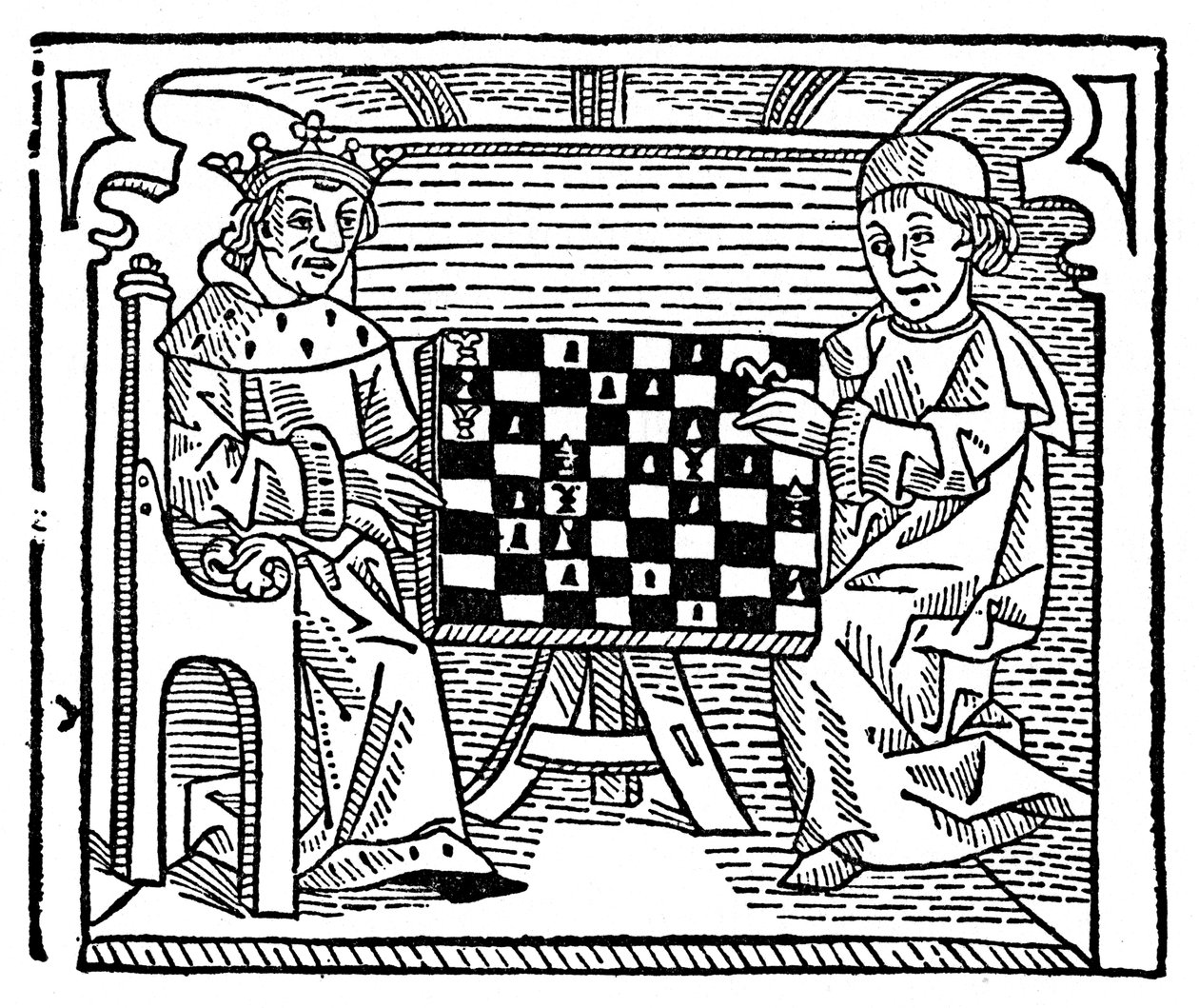 Spel en spel van schaken, 1474 1956 door Unbekannt