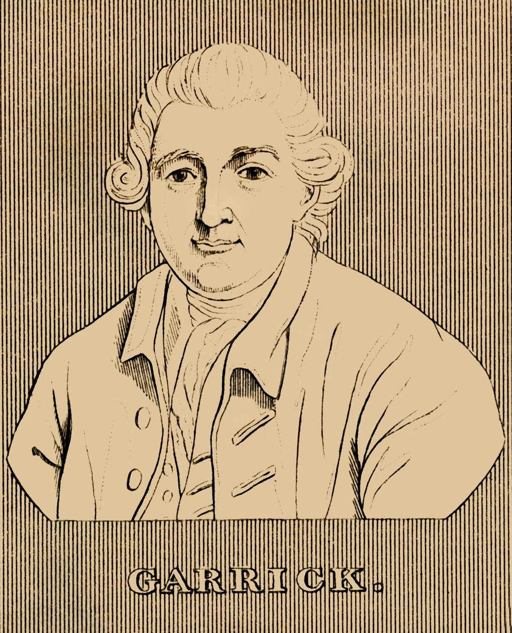Garrick, 1717-1779 door Unbekannt