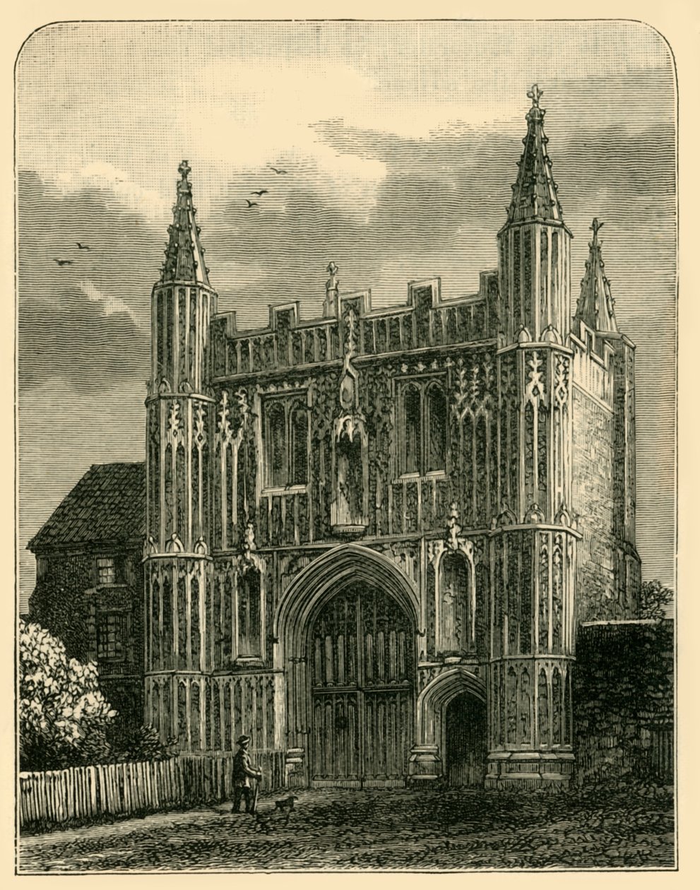 Poort van de Sint-Jansabdij, 1898 door Unbekannt