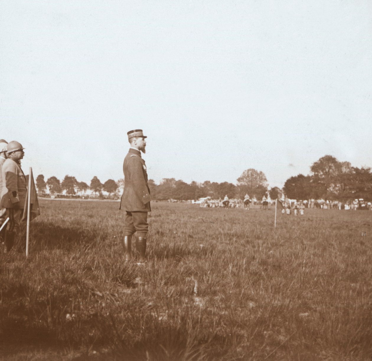 Generaal Henri Gouraud, Chalons, Marne, Noord-Frankrijk, ca. 1914-ca. 1918 door Unbekannt