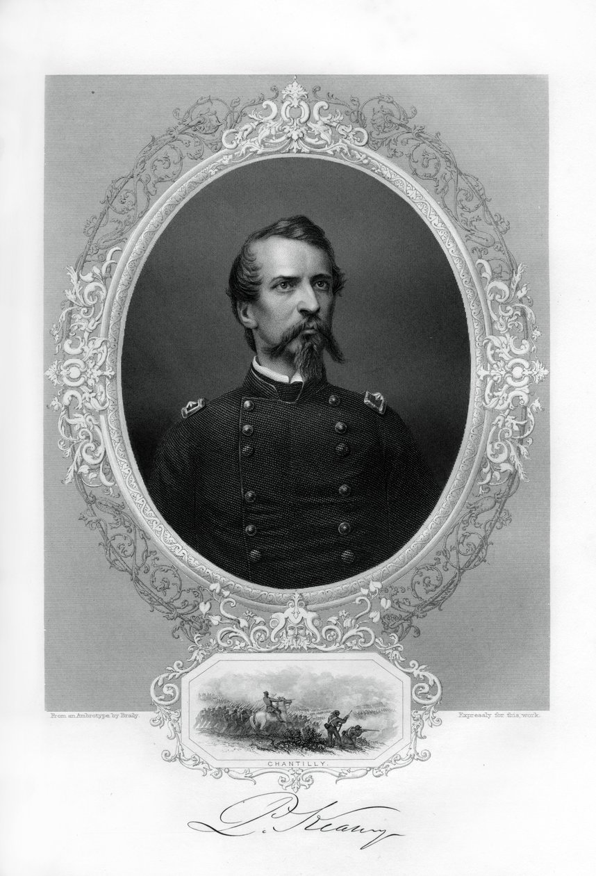 Generaal Philip Kearny, officier van het Amerikaanse leger door Unbekannt