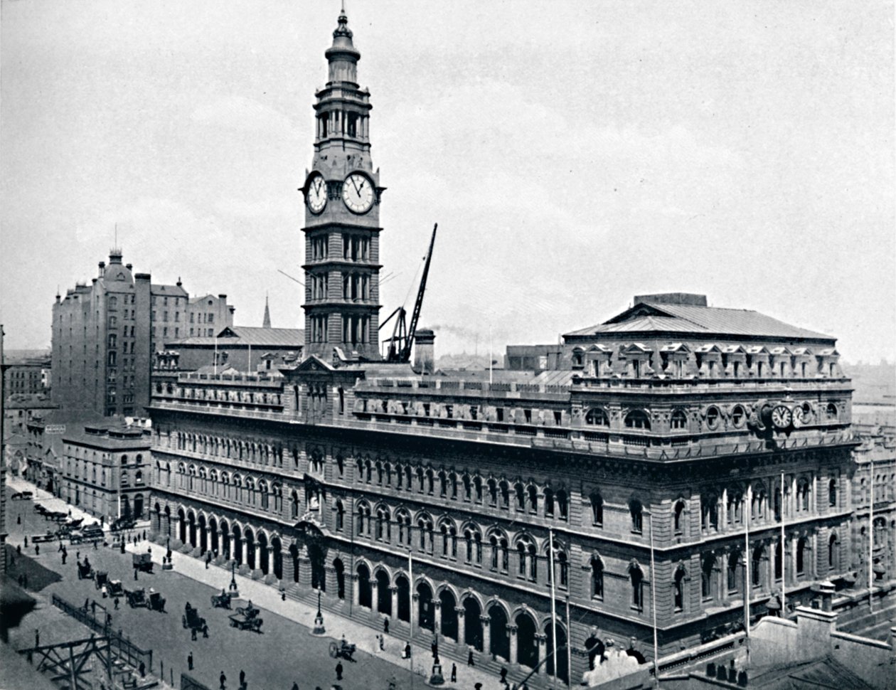 Hoofdpostkantoor, Sydney, ca. 1900 door Unbekannt