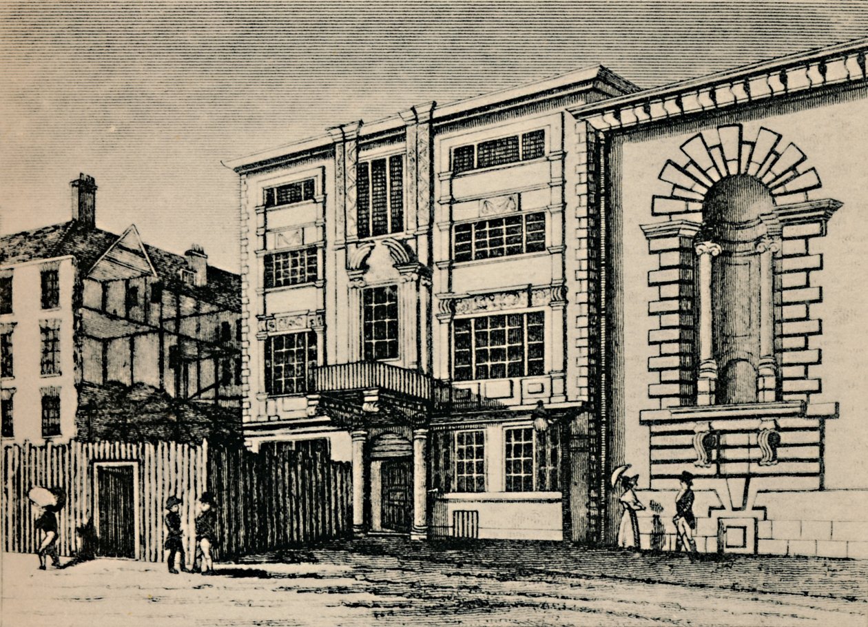 Algemeen Postkantoor, circa 1793 - Gebouwen naast Lloyds Coffee House, 1928 door Unbekannt