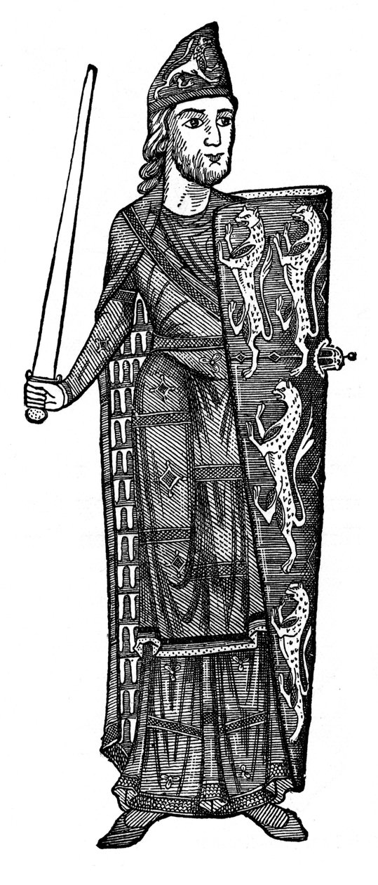 Geoffrey Plantagenet, Graaf van Anjou, midden 12e eeuw, 1910 door Unbekannt