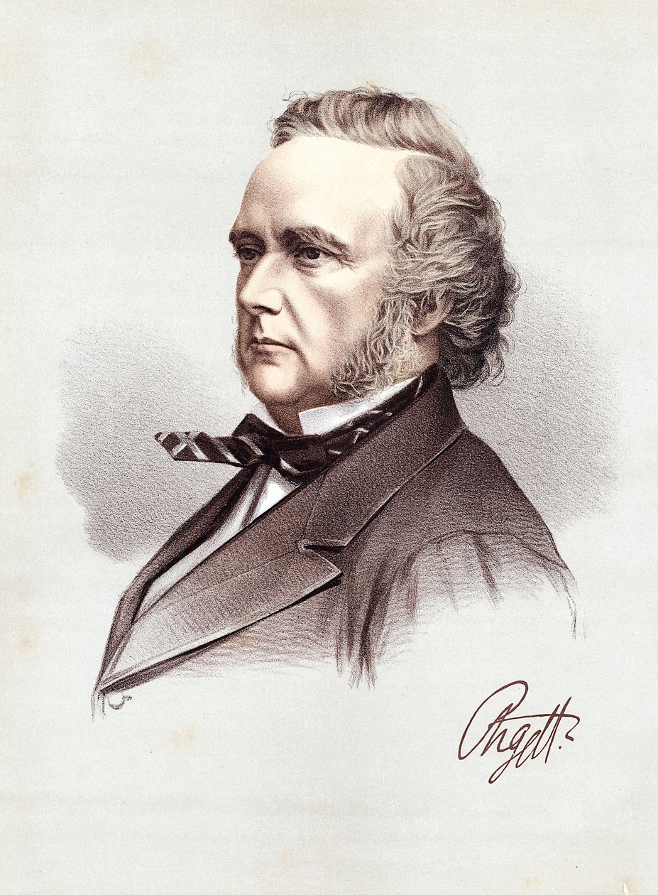George Douglas Campbell, 8e Hertog van Argyll, Schotse Whig-politicus en wetenschapper, c1880 door Unbekannt