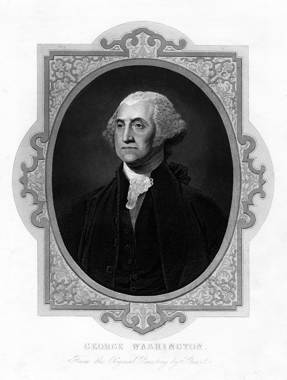 George Washington, eerste president van de Verenigde Staten door Unbekannt