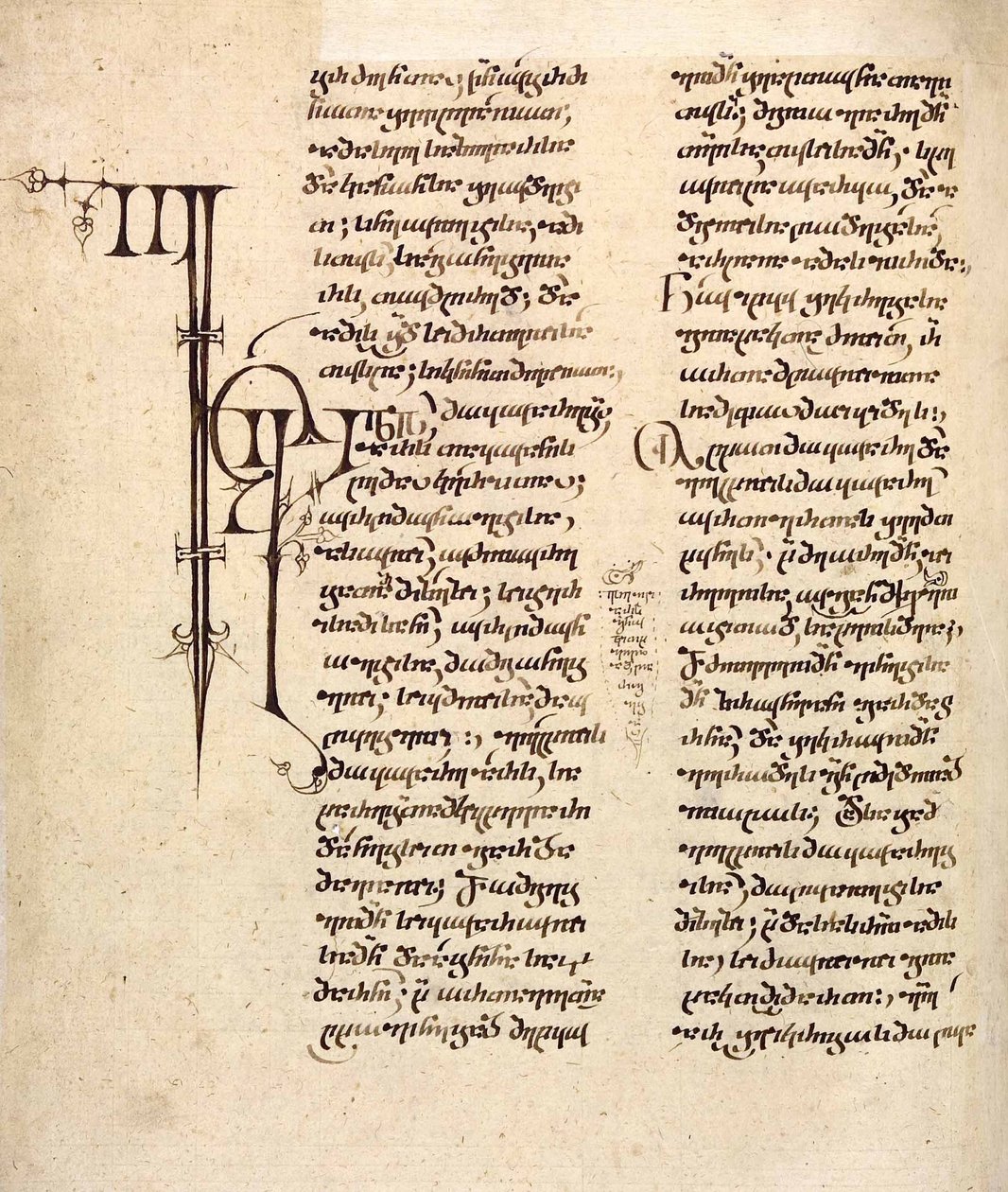 Georgisch manuscript, 12e-13e eeuw door Unbekannt