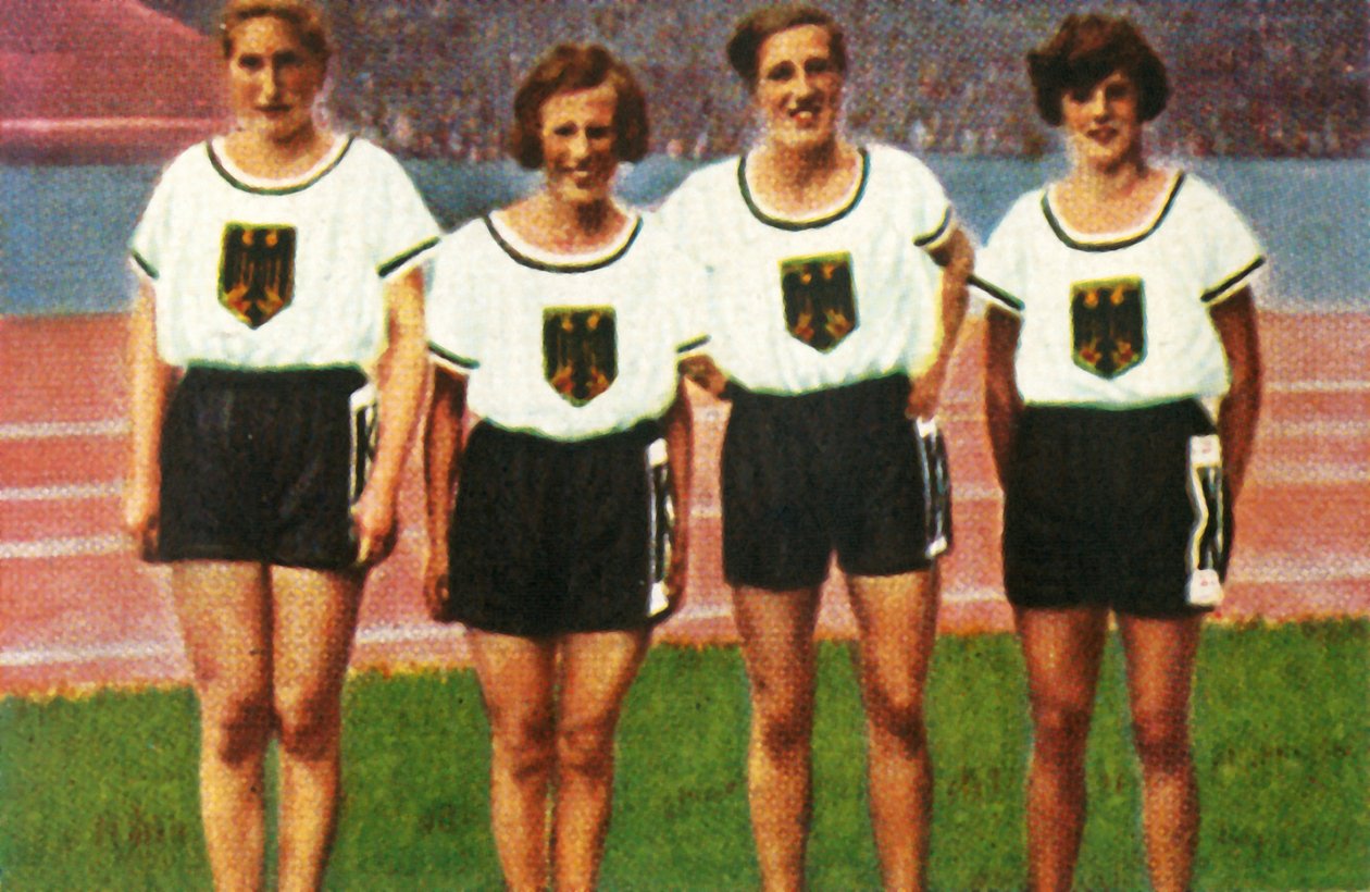 Duitse vrouwen 4 x 100m estafetteteam, 1928 door Unbekannt