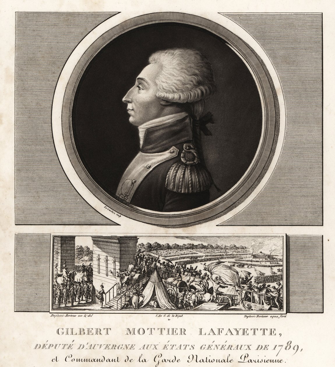 Gilbert Mottier Lafayette, afgevaardigde van Augergne naar de Etats Generaux door Unbekannt