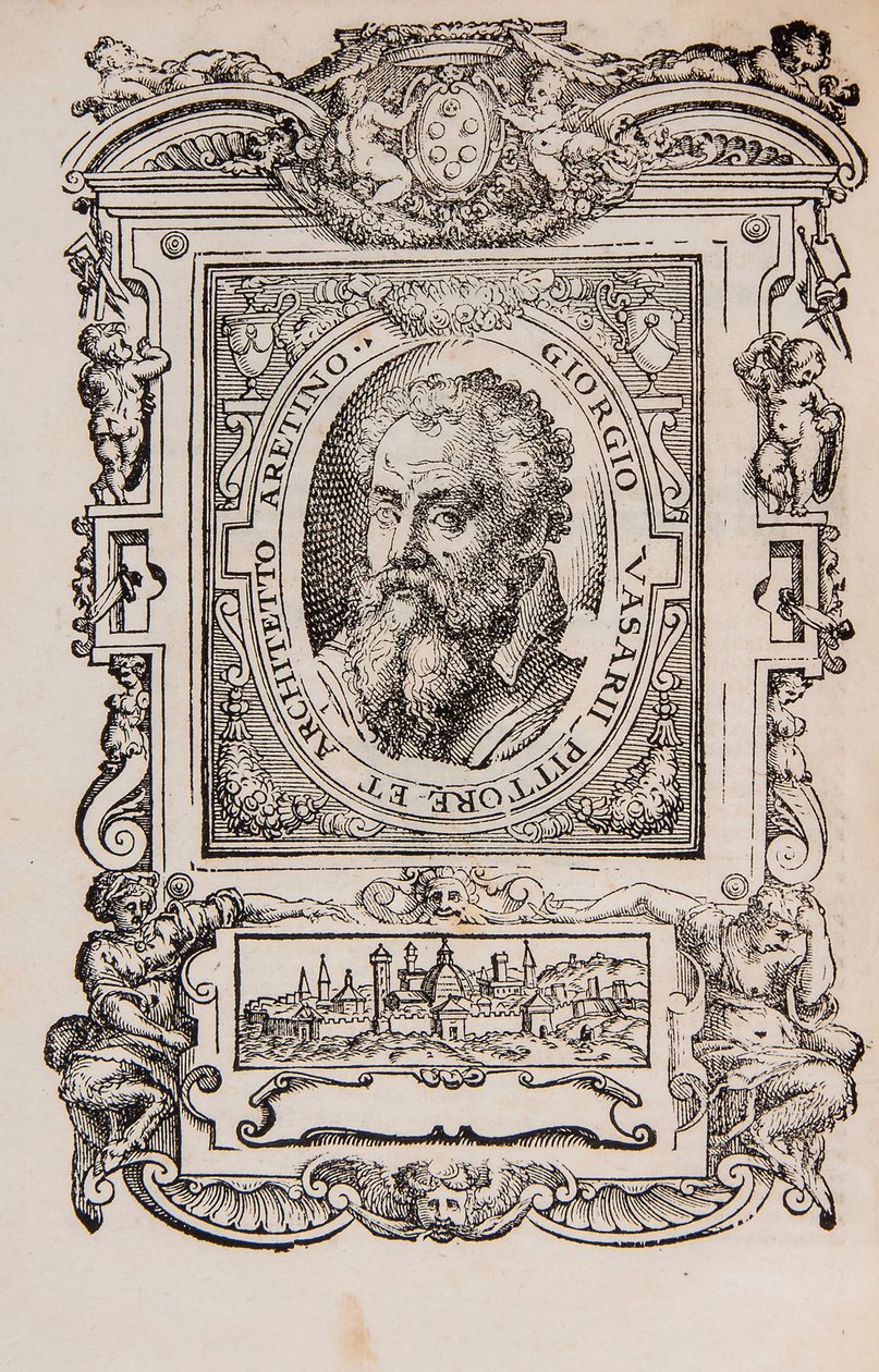 Giorgio Vasari. Uit: Giorgio Vasari, De levens van de meest voortreffelijke Italiaanse schilders, beeldhouwers door Unbekannt