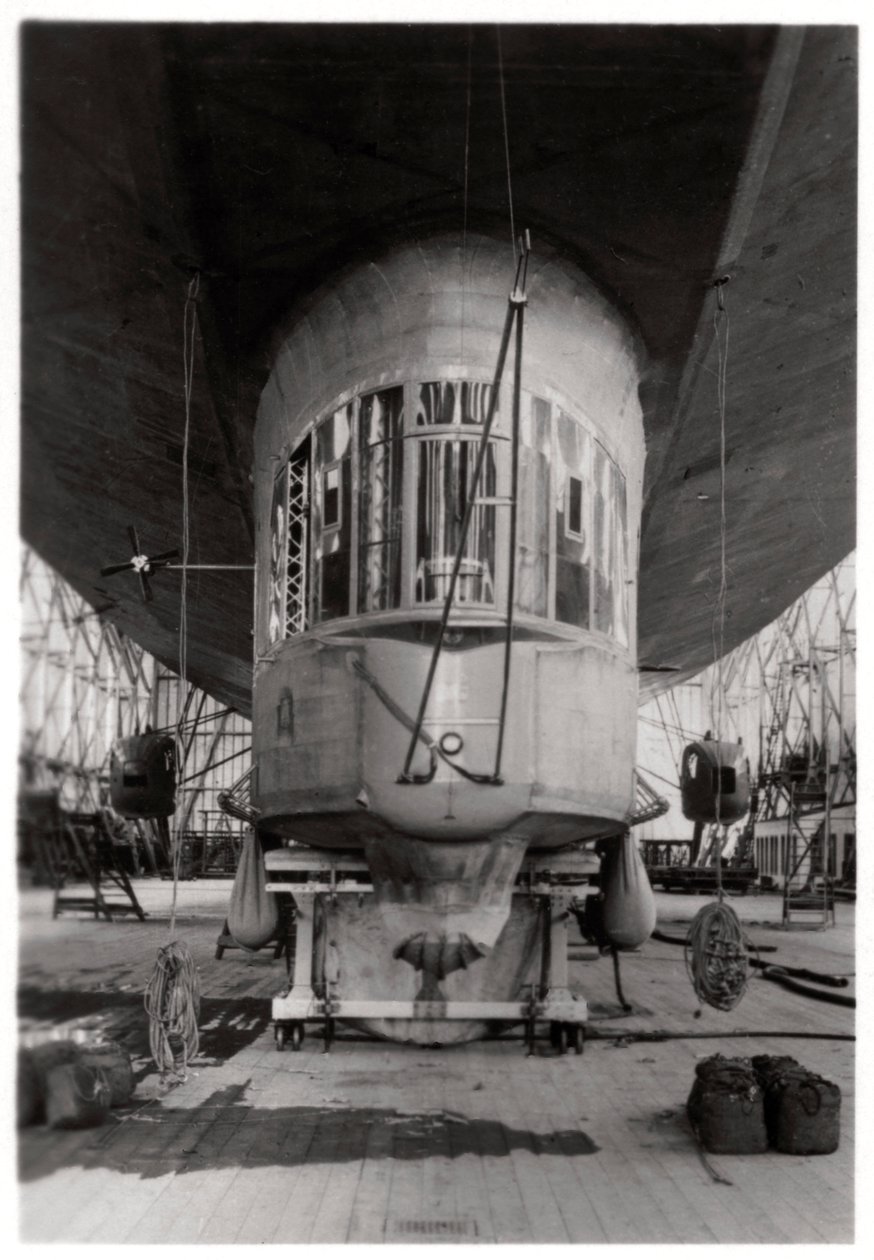 Gondel van een Zeppelin-luchtschip, Bodensee, Duitsland door Unbekannt
