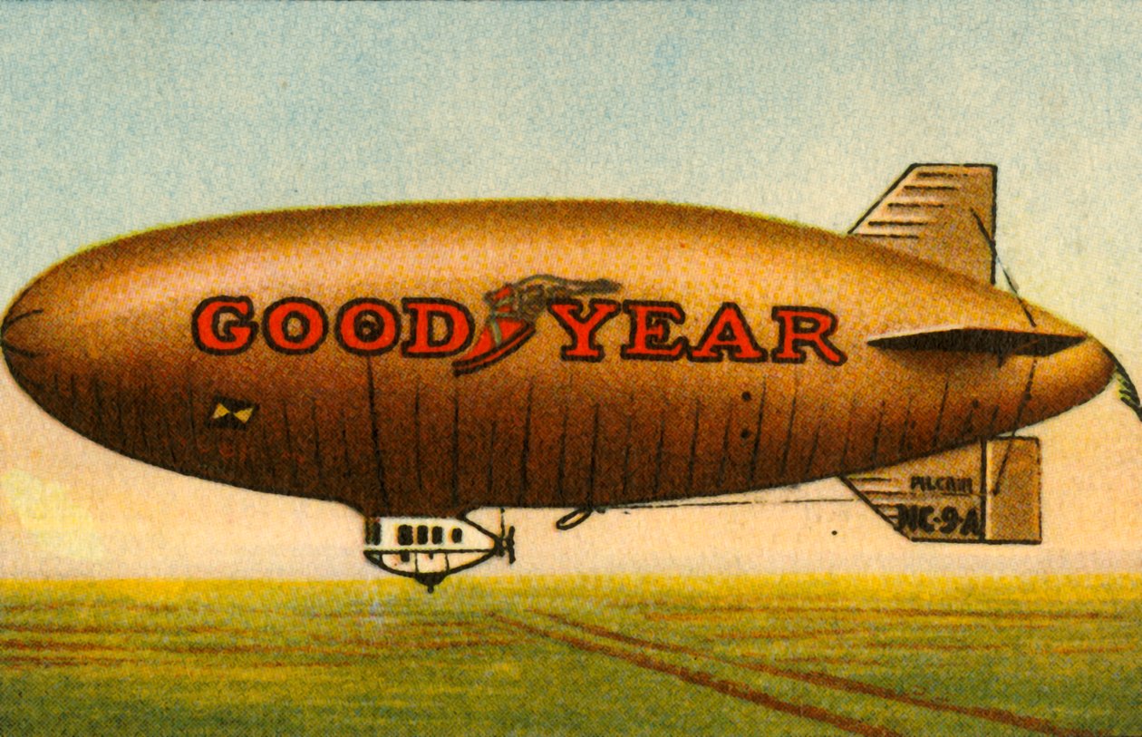 Goodyear Pelgrim Luchtschip door Unbekannt