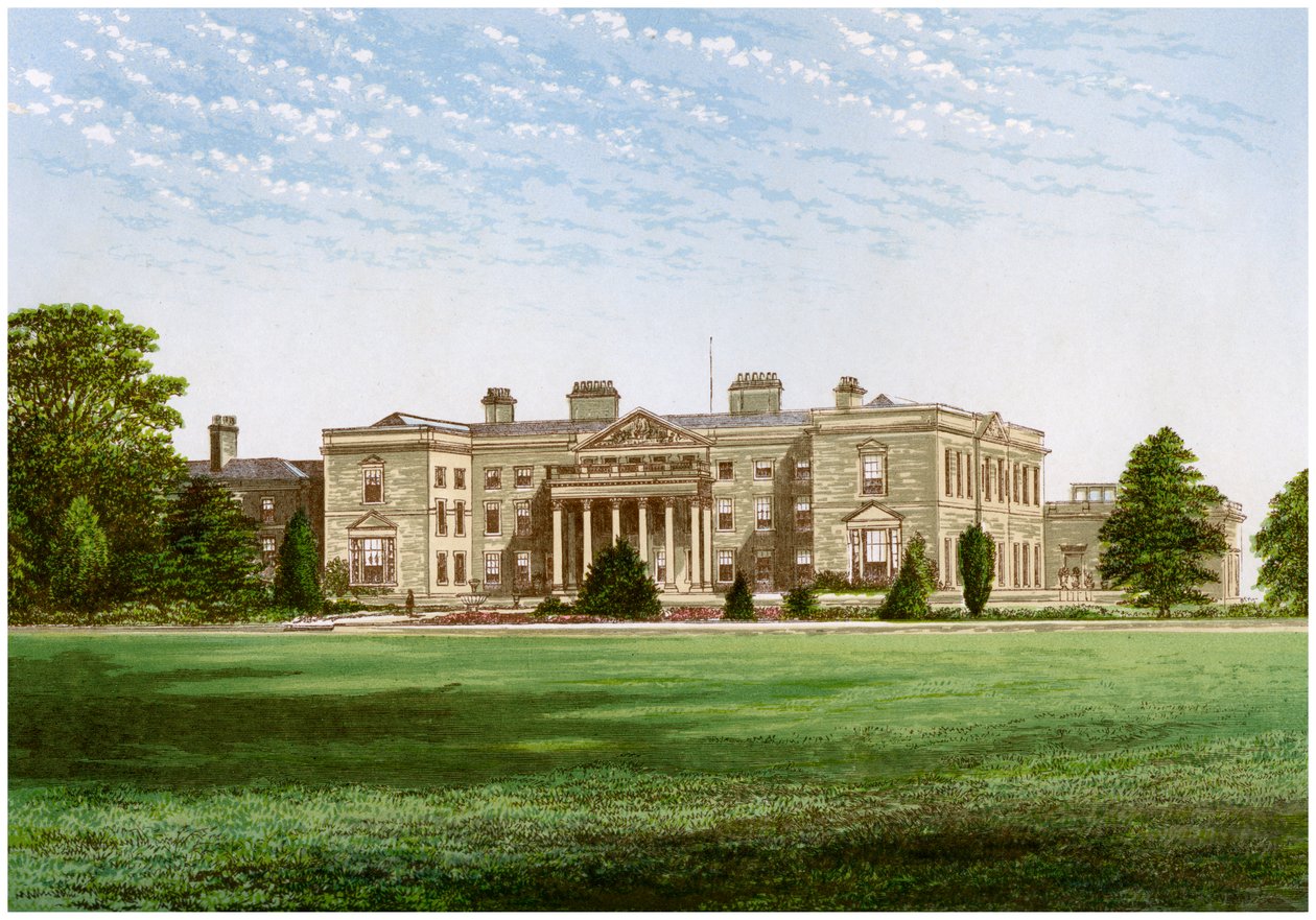 Gopsal Hall, Leicestershire, huis van Lord Howe door Unbekannt