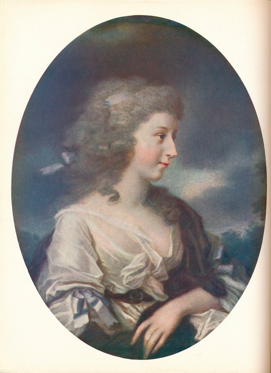 Grace Dalrymple Elliott 1758-1823 was een Schotse socialite en courtisane, 1906 door Unbekannt