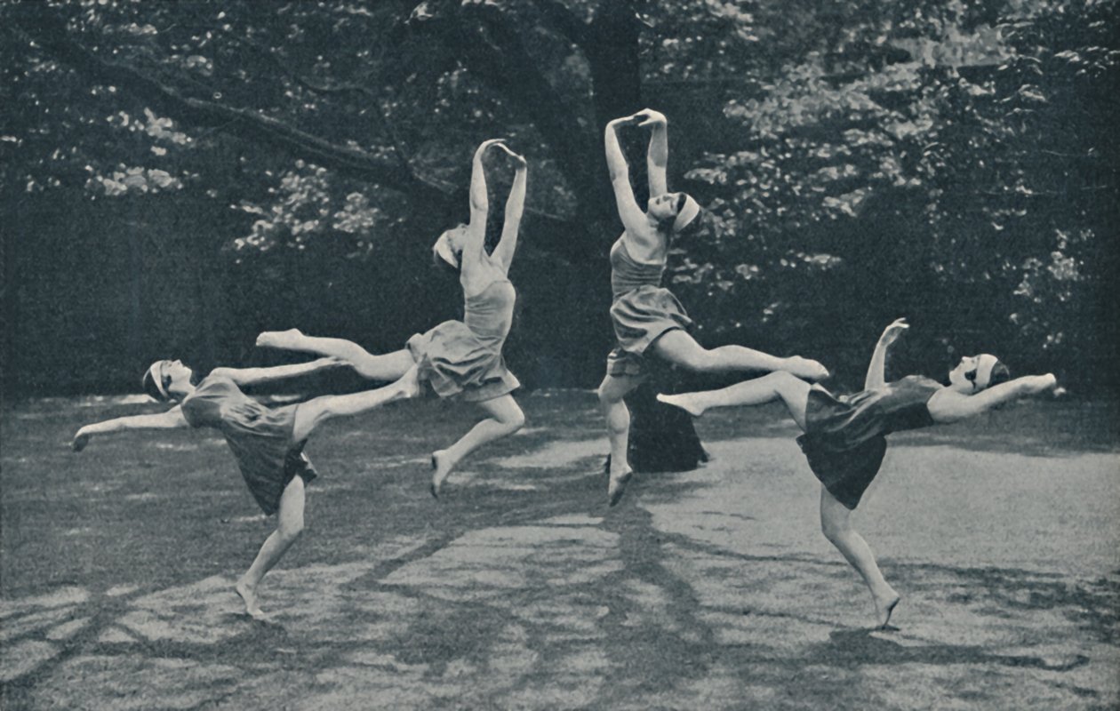 Gratie en animatie in nieuwe klassieke en Russische dans, c1935 door Unbekannt