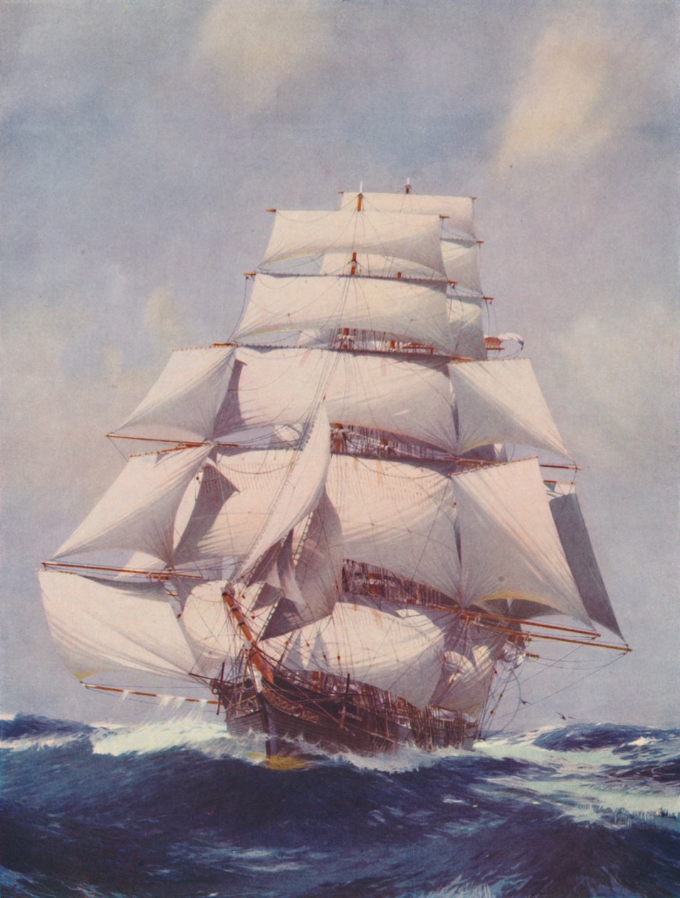 Gracieus varen op zee, 1936 door Unbekannt