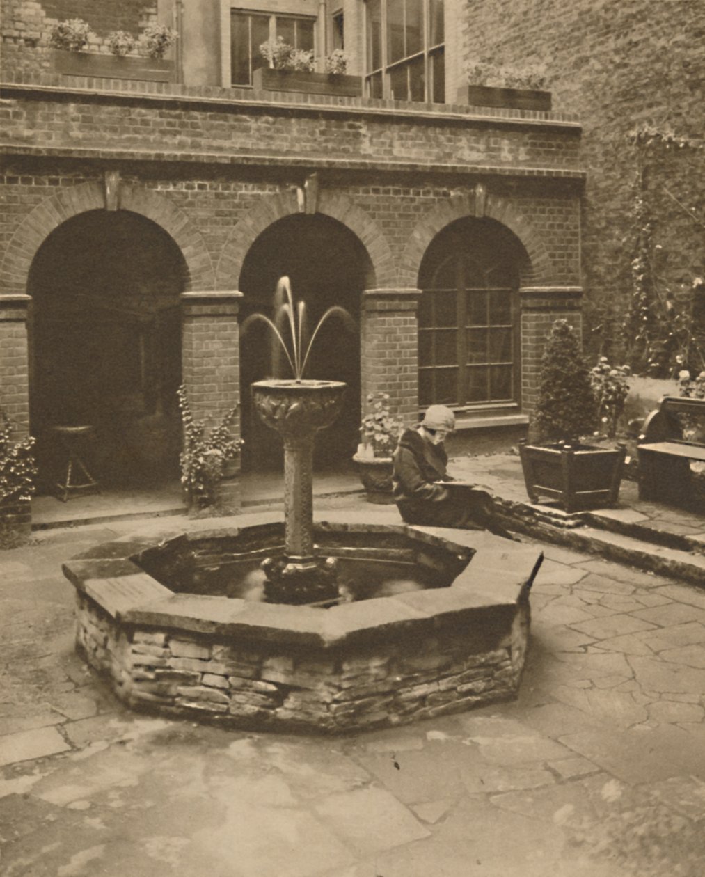 Begraafplaats van St. Ethelburga, Bishopgate, Een Rustplaats voor de Levenden, c1935 door Unbekannt
