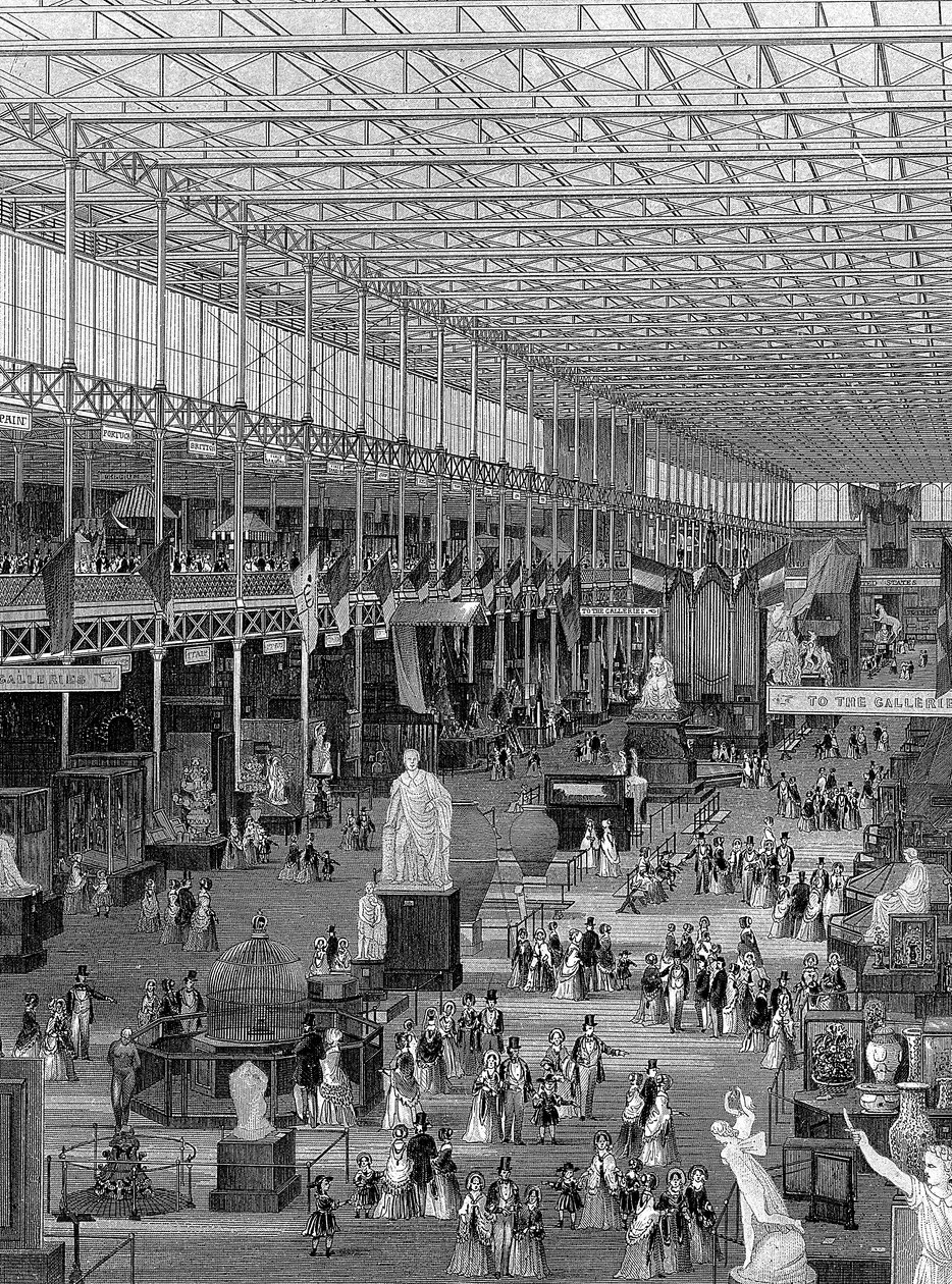 Grote Tentoonstelling in het Crystal Palace, Hyde Park, Londen, 1851 door Unbekannt