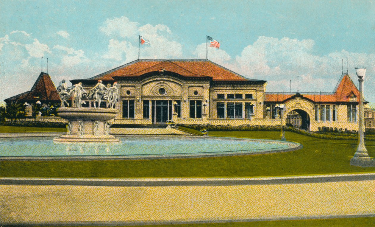Habana: Casino De La Playa. Het Nationale Casino in Marianao, c1910 door Unbekannt