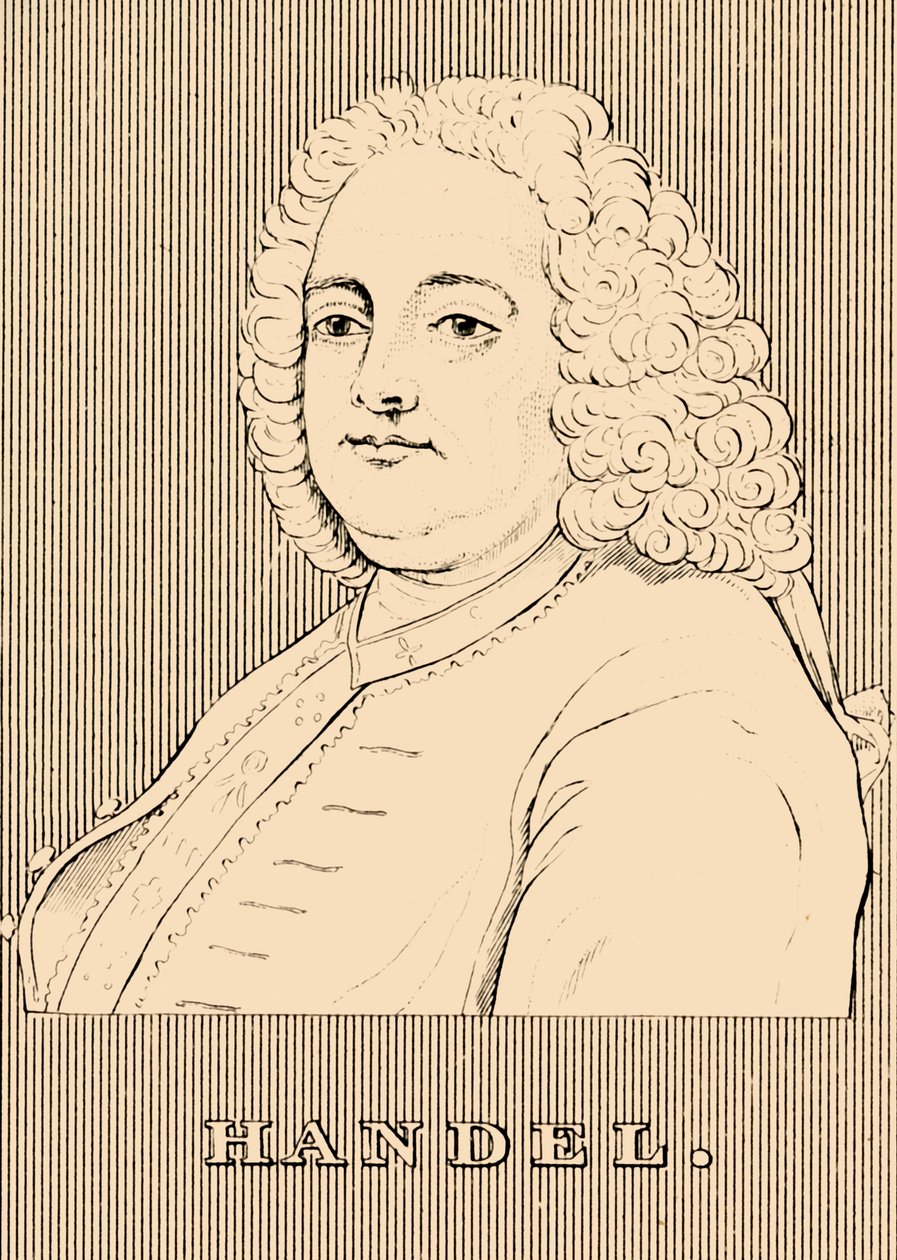Handel, 1685-1759, 1830 door Unbekannt