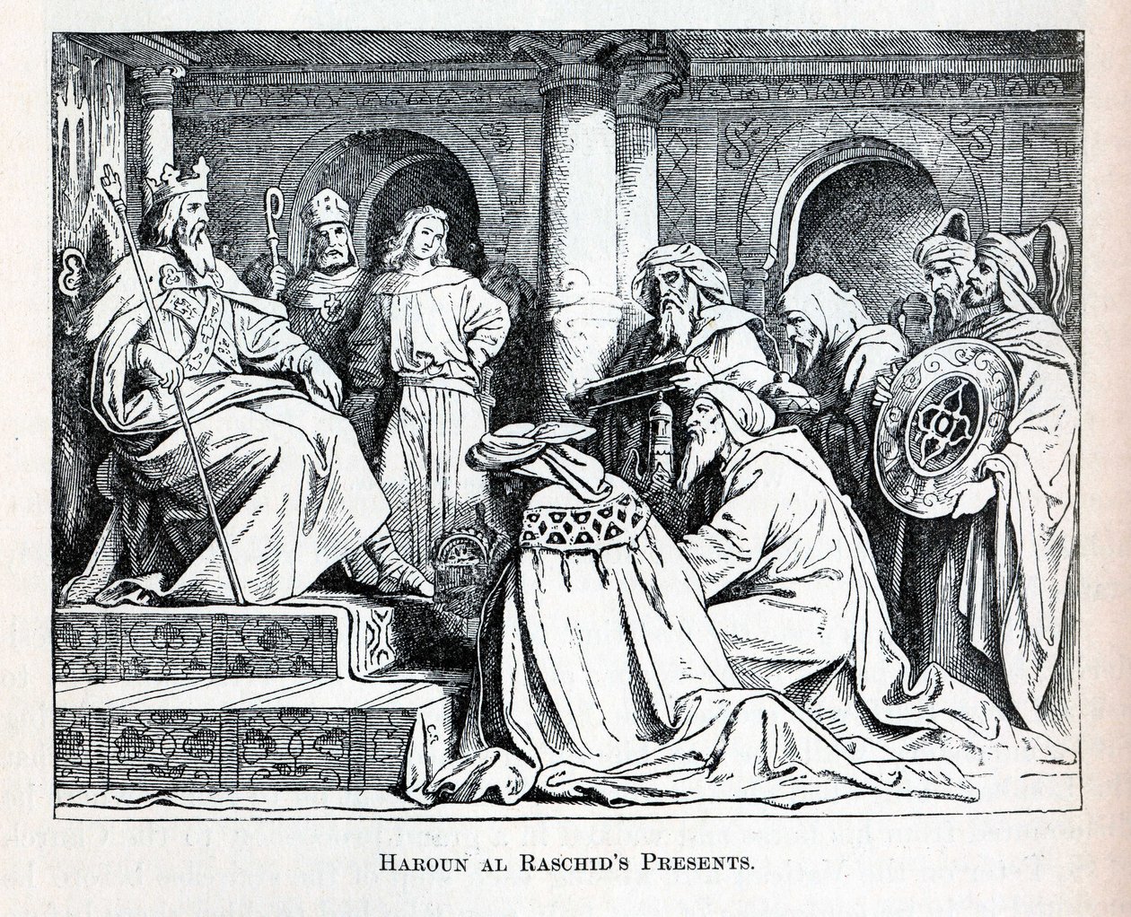 Geschenken van Haroun al Raschid, 1882 door Unbekannt