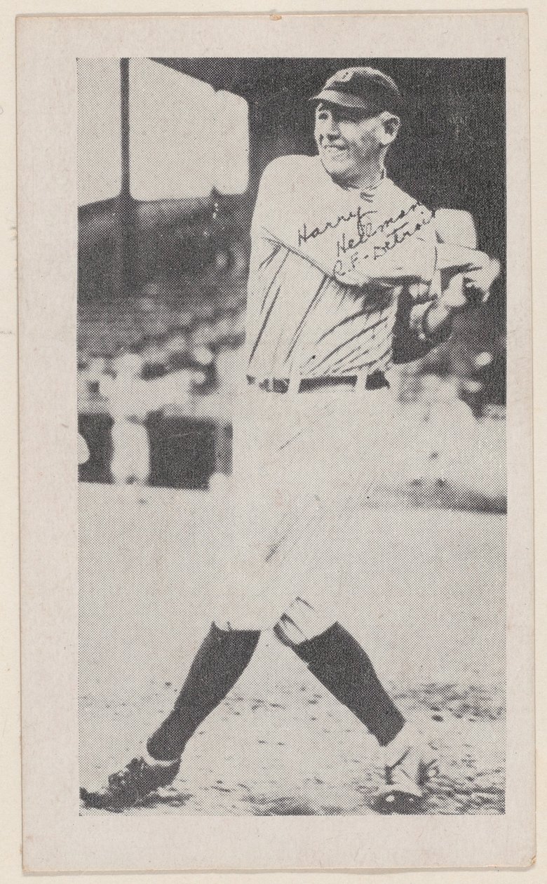 Harry Heilmann, R.F, Detroit, van Baseball strip kaarten W575-2, ca. 1921-22 door Unbekannt