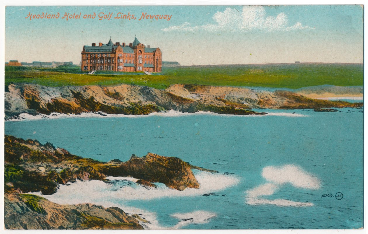 Headland Hotel en Golf Links, Newquay door Unbekannt