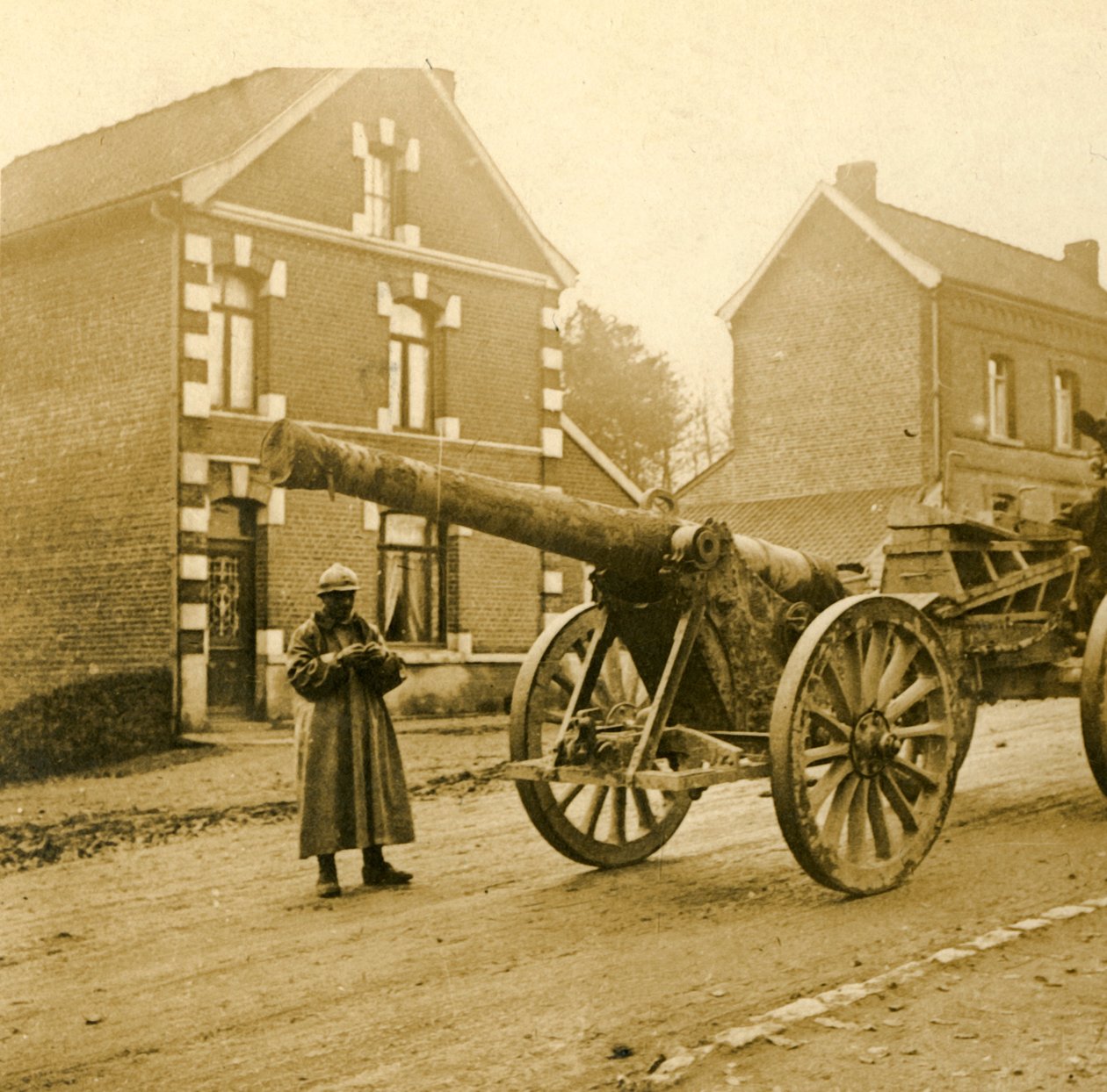 Zware artillerie, c1914-c1918 door Unbekannt