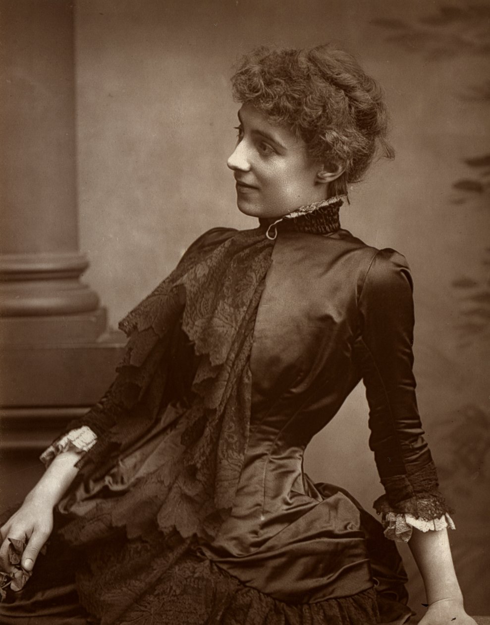 Helen Maud Holt Mrs Beerbohm Tree, Britse actrice, 1884 door Unbekannt