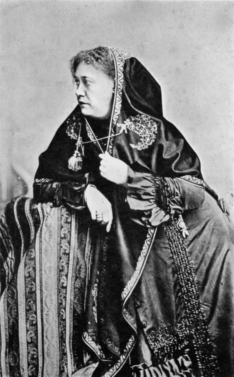 Helena Petrovna Blavatsky, Russisch-Amerikaanse theosoof, 1875 door Unbekannt