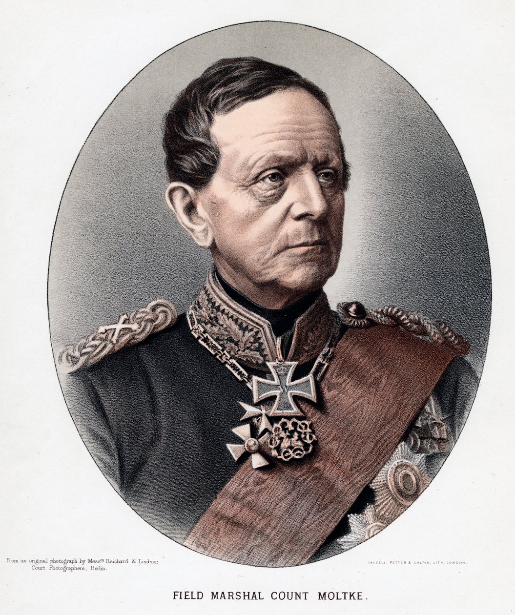 Helmuth Karl Bernhard, Graaf von Moltke, Pruisische generaal en staatsman, c1880 door Unbekannt