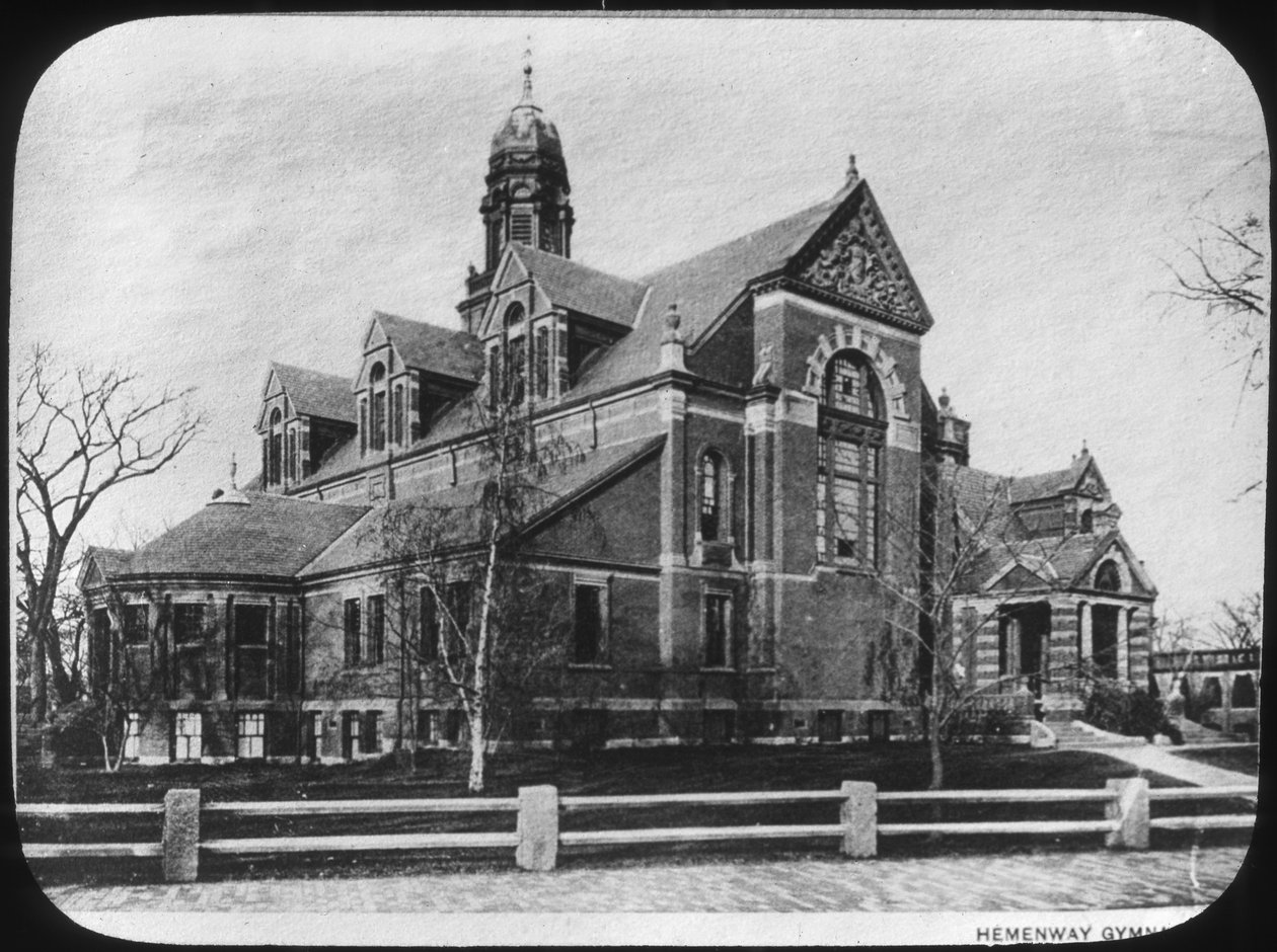 Hemenway Gymnasium, Harvard University, Massachusetts, VS, eind 19e of begin 20e eeuw door Unbekannt