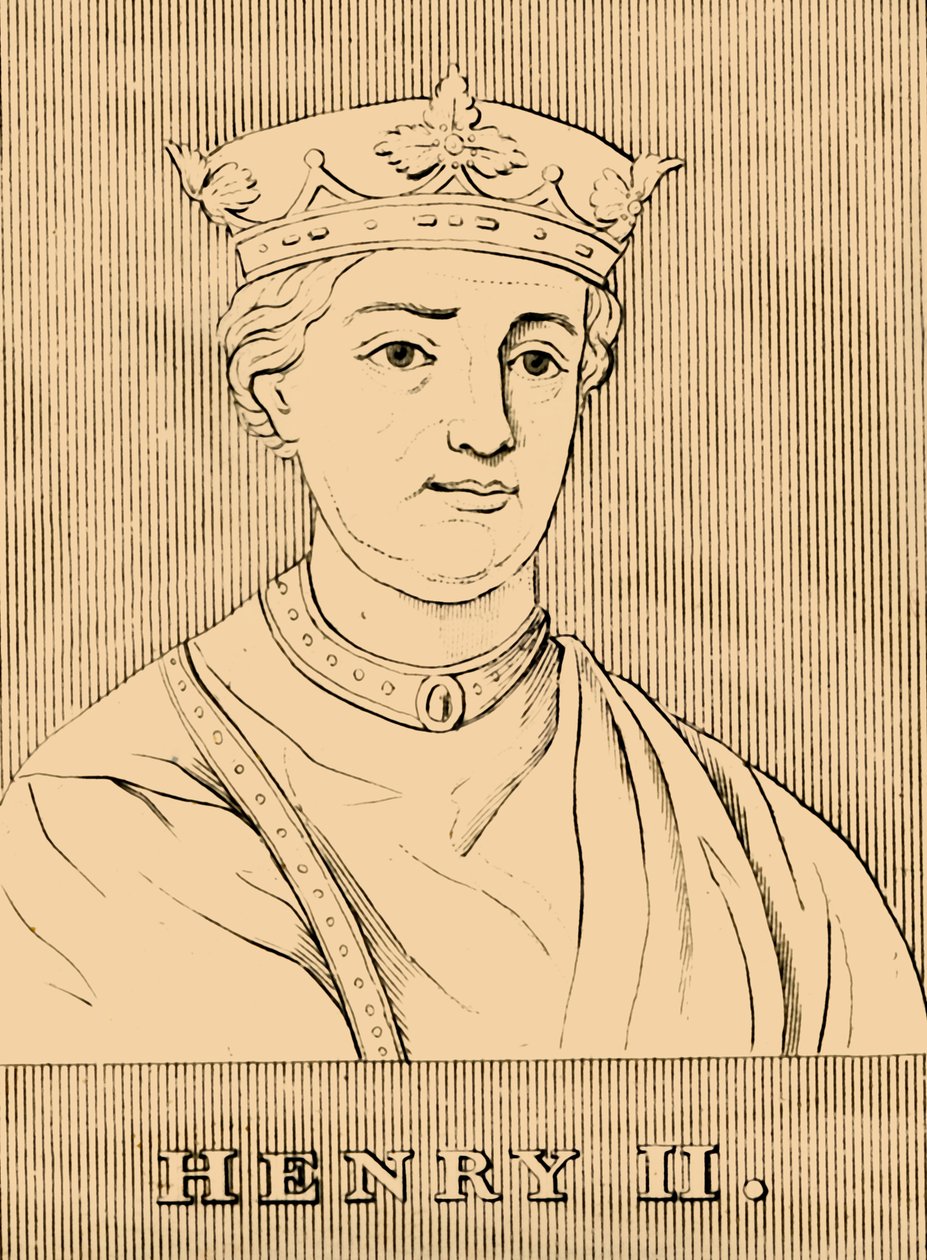 Hendrik II, 1133-1189, 1830 door Unbekannt