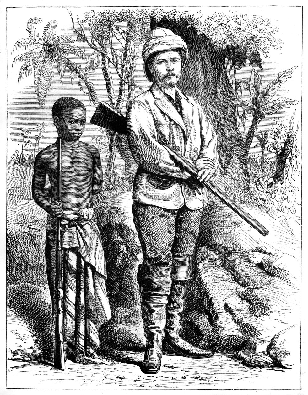 Henry Morton Stanley 1841-1904, Welshe journalist en ontdekkingsreiziger, 19e eeuw door Unbekannt