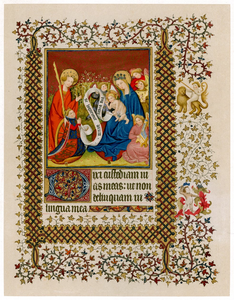 Hendrik VI voor de Maagd en het Kind, ca. 1420 door Unbekannt