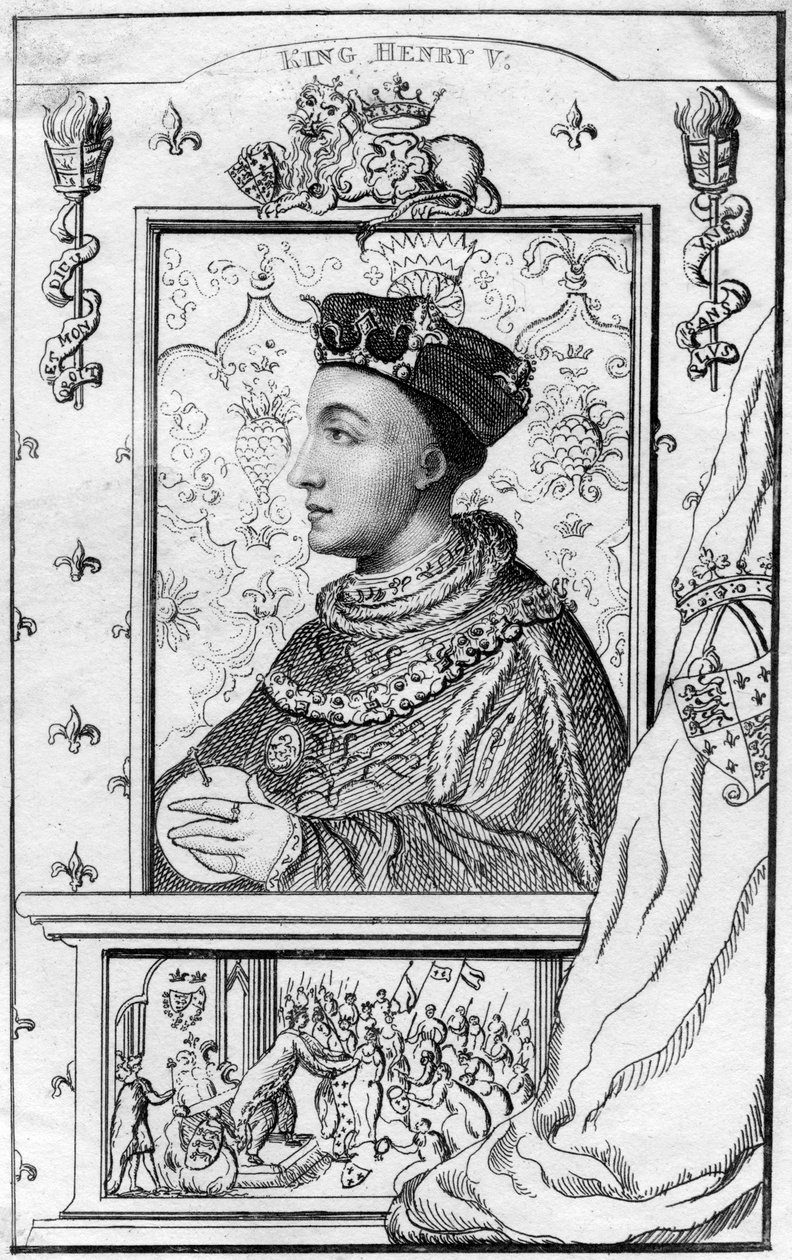 Hendrik V, Koning van Engeland door Unbekannt
