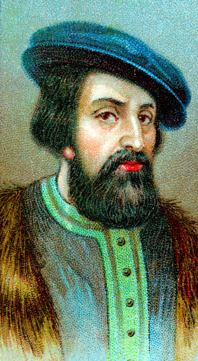 Hernan Cortes 1485-1547, Spaanse conquistador die Mexico veroverde door Unbekannt