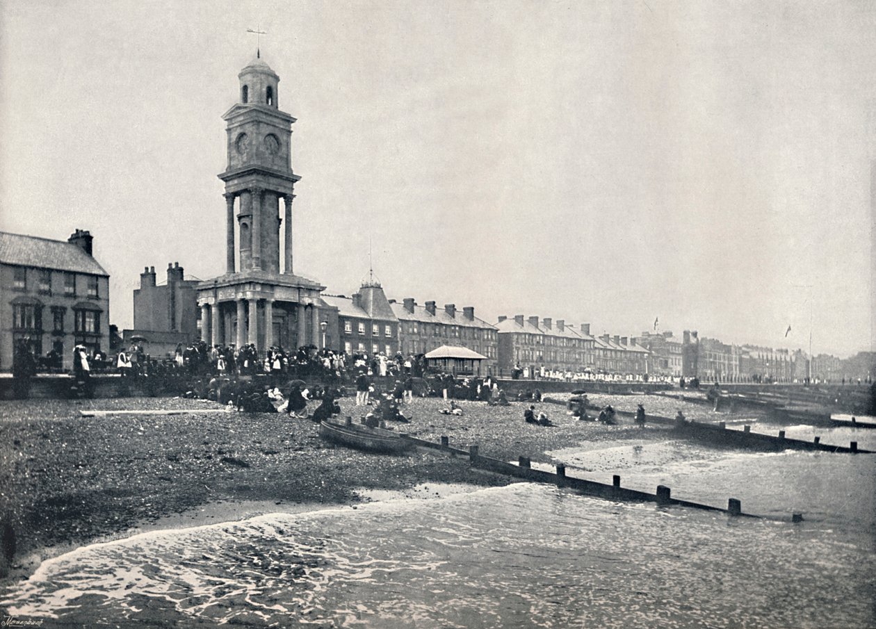 Herne Bay - De Voorzijde, met Klokkentoren door Unbekannt
