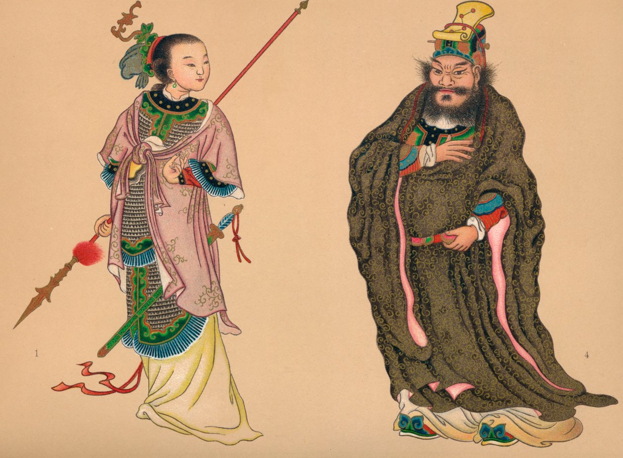 Helden en heldinnen van de Chinese geschiedenis, ca. 1903, 1904 door Unbekannt