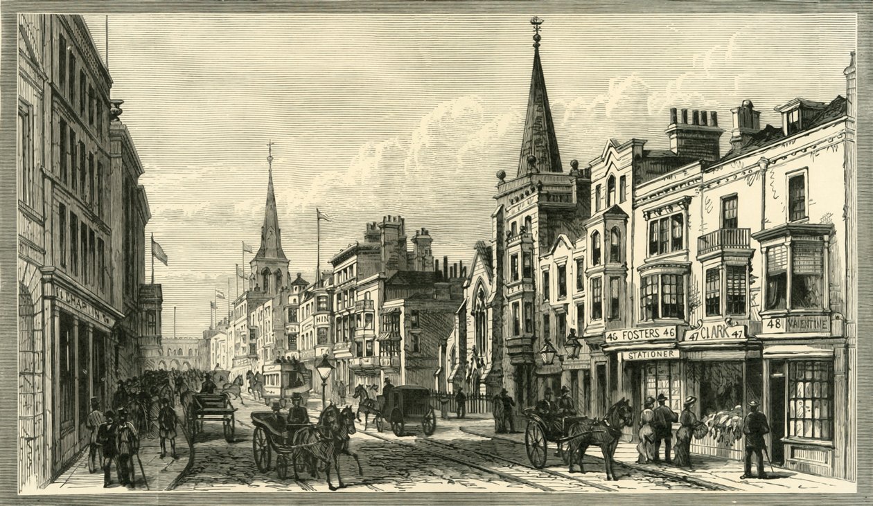 High Street, Southampton, 1898 door Unbekannt