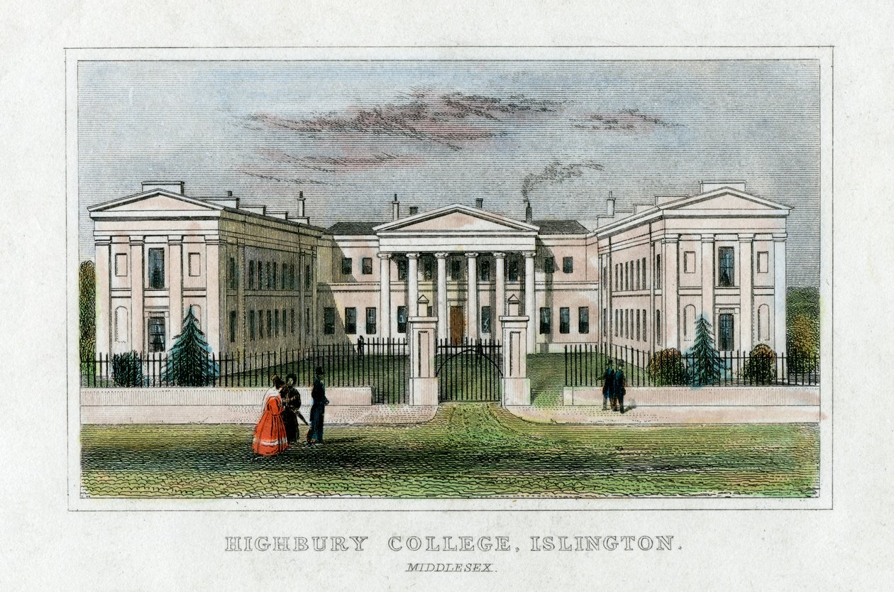 Highbury College, Islington, Londen, midden 19e eeuw door Unbekannt