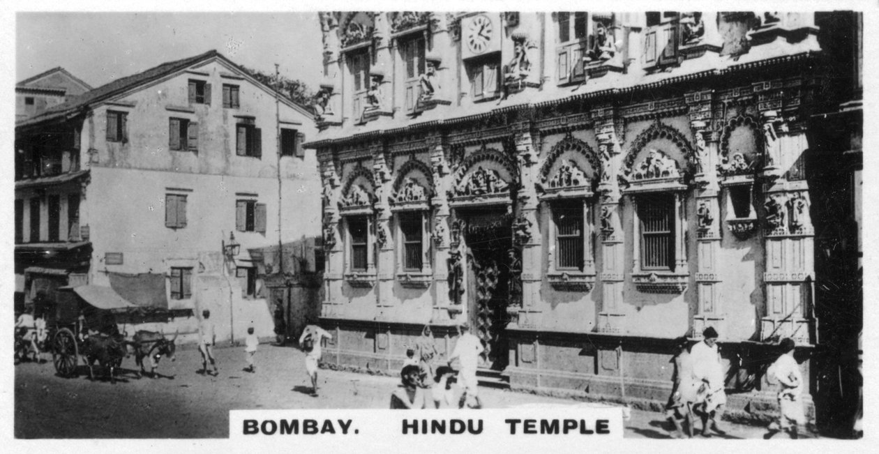 Hindoe tempel, Bombay, India, c1925 door Unbekannt