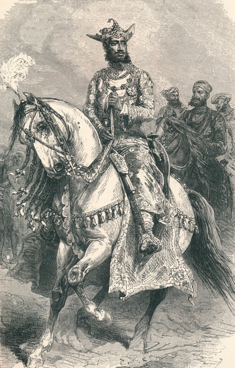 Zijne Hoogheid de Maharadja van Gwalior, 1896 door Unbekannt