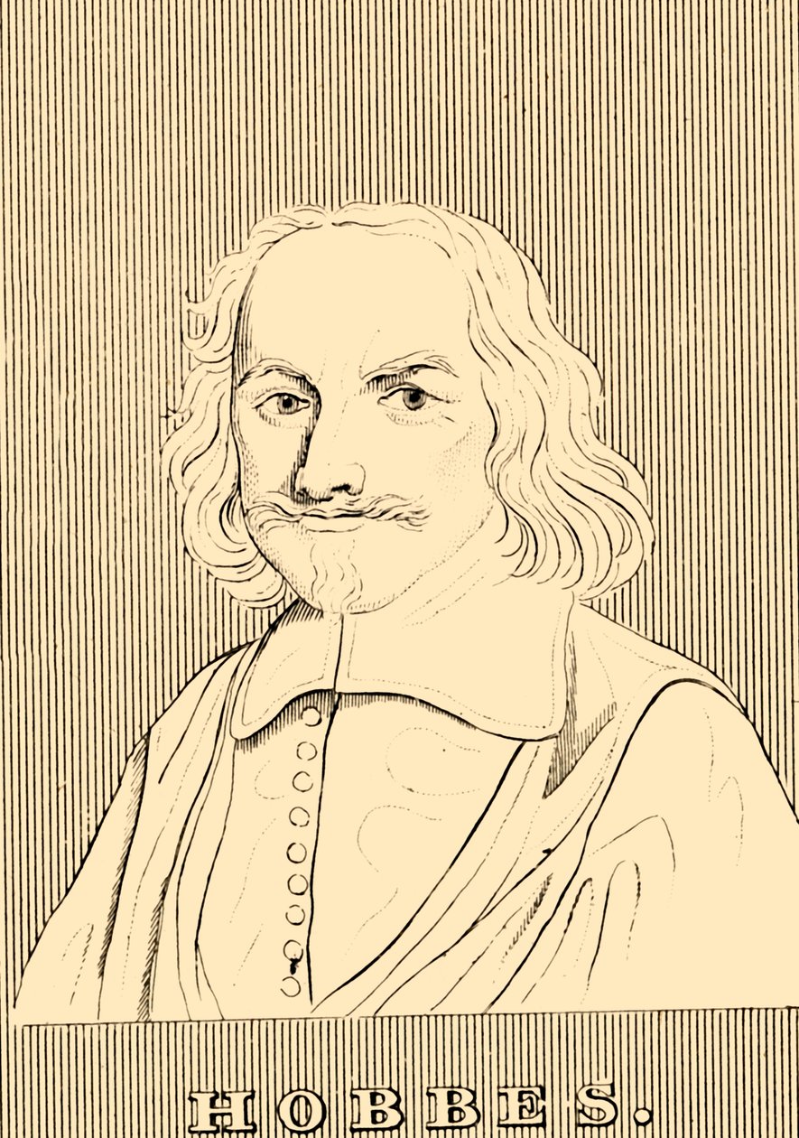 Hobbes, 1588-1679, 1830 door Unbekannt